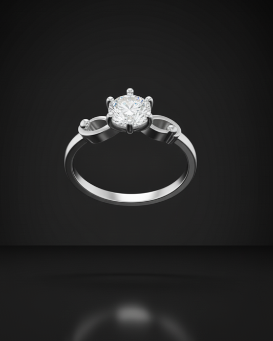 Luna Grace Silver Ring