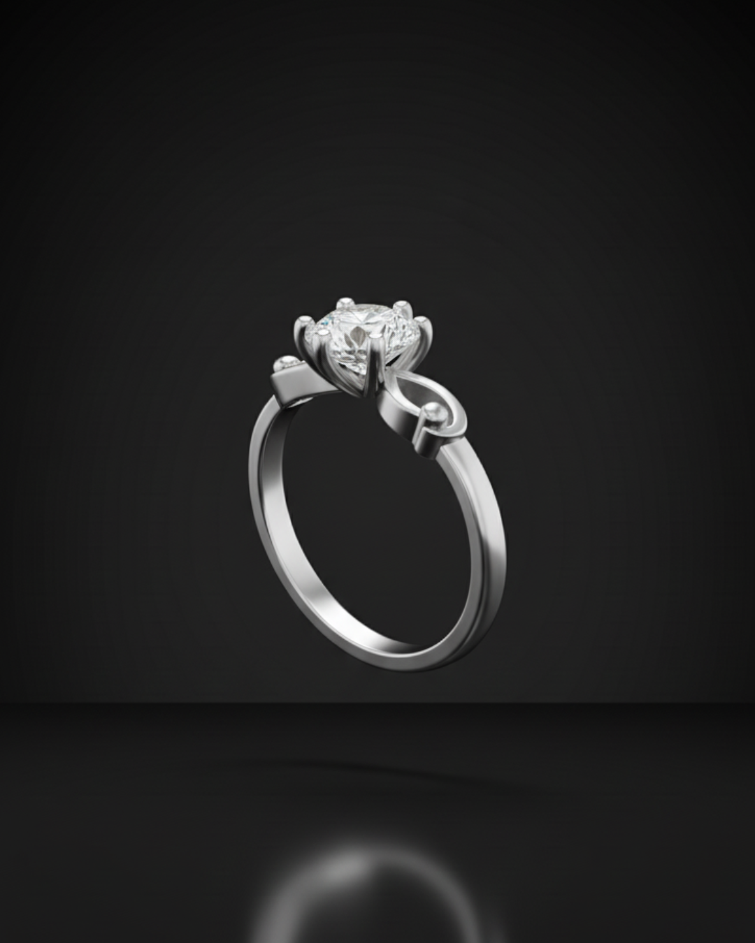 Luna Grace Silver Ring