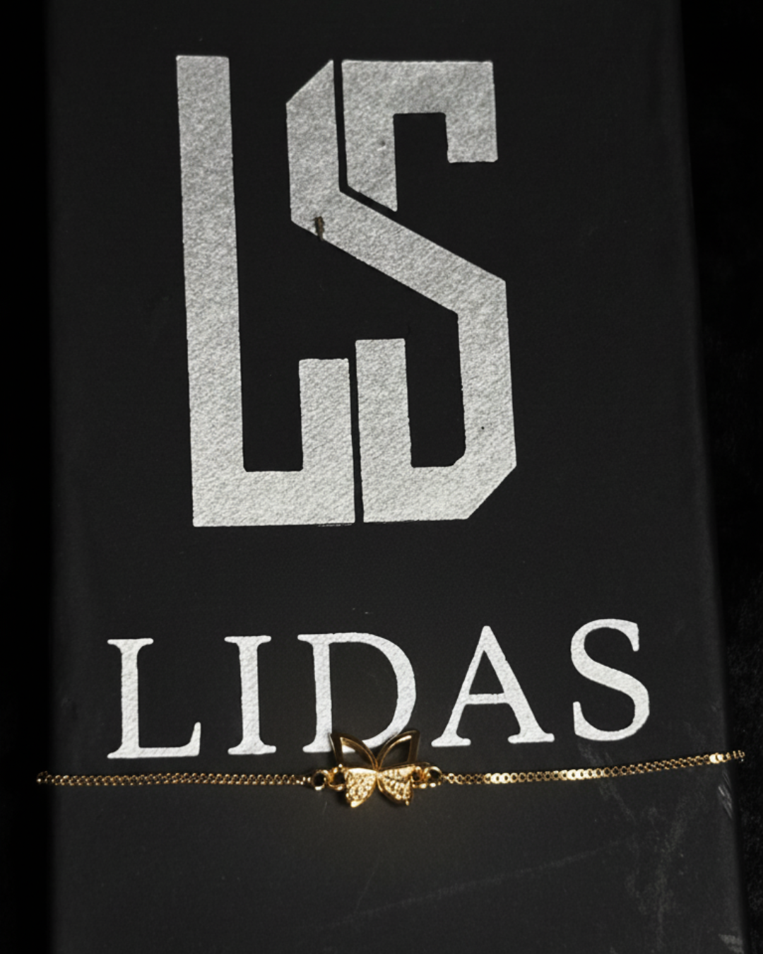 Golden Butterfly Charm Bracelet