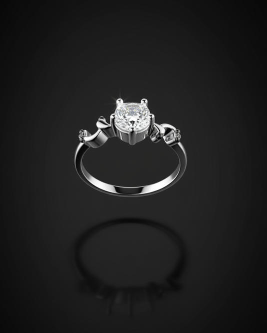 Crown of Elegance Silver Ring